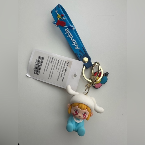 Nwt Baby  Cinnamoroll Key Chain - Picture 3 of 4